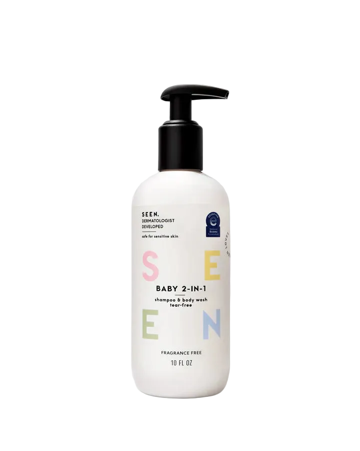 SEEN Baby 2-in-1 Shampoo & Body Wash Fragrance Free